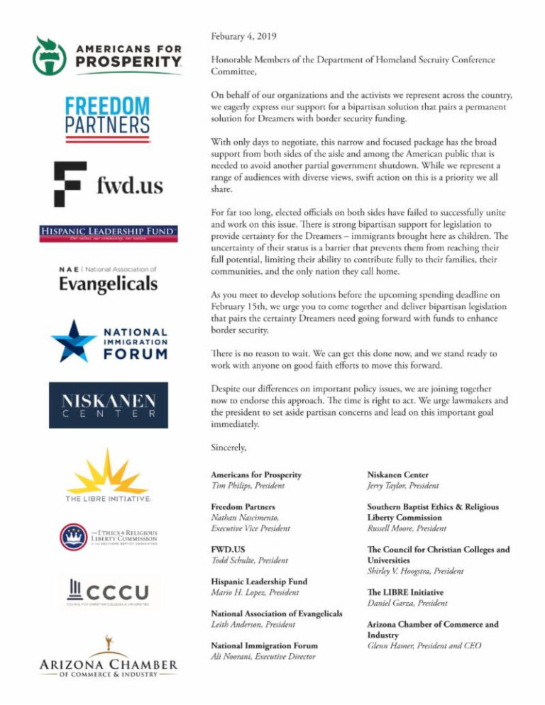 FWD us Joins Diverse Coalition Calling For Bipartisan Solution To 